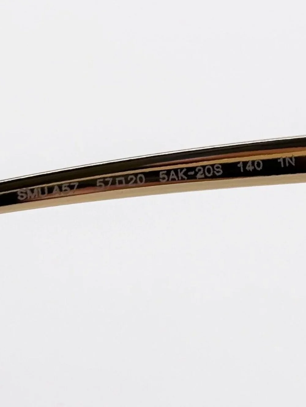 New Miu Miu MU A57S Gold Yellow Oversized Sunglasses MUA57S 5AK20S